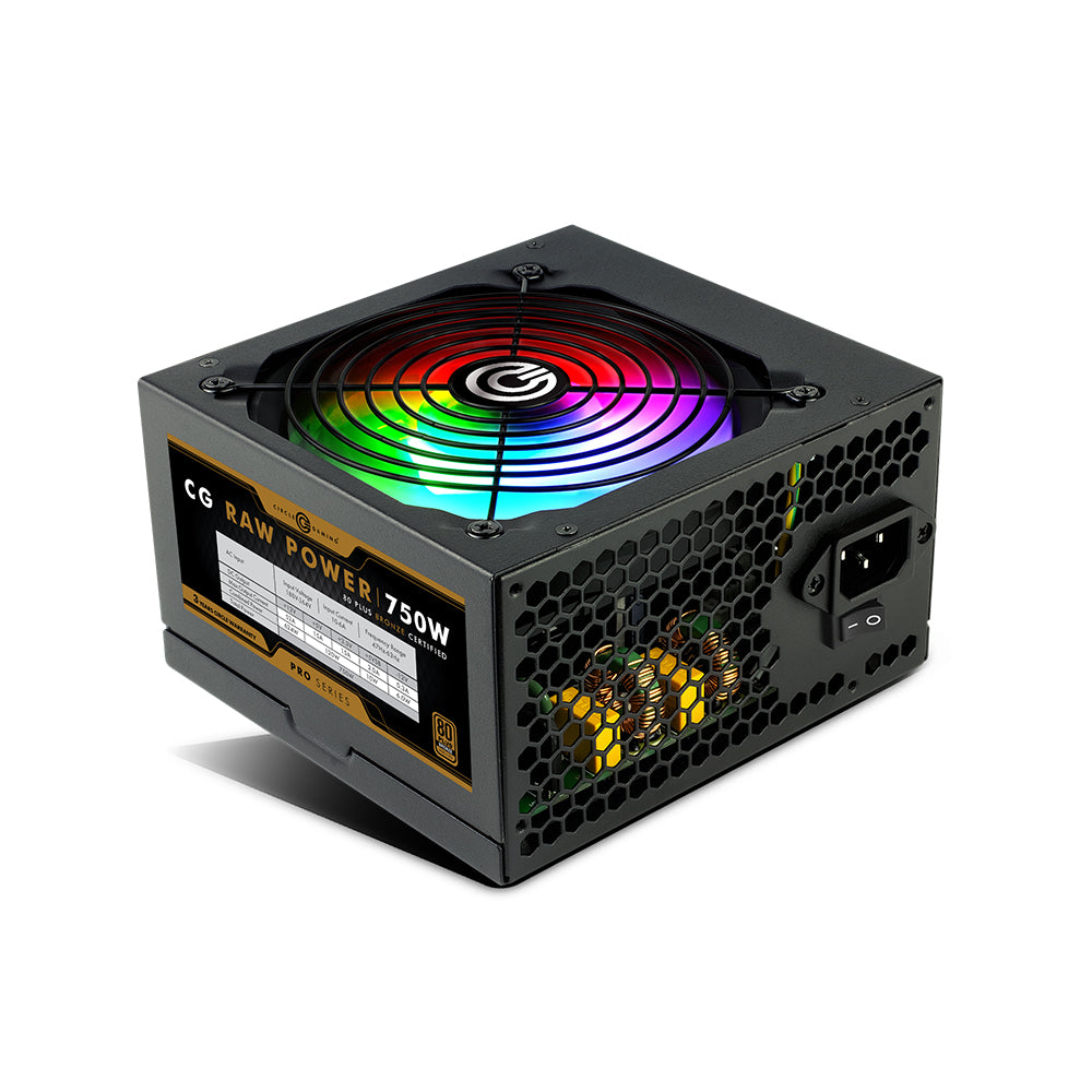 750W 80 Plus Bronze Power Supply - Black