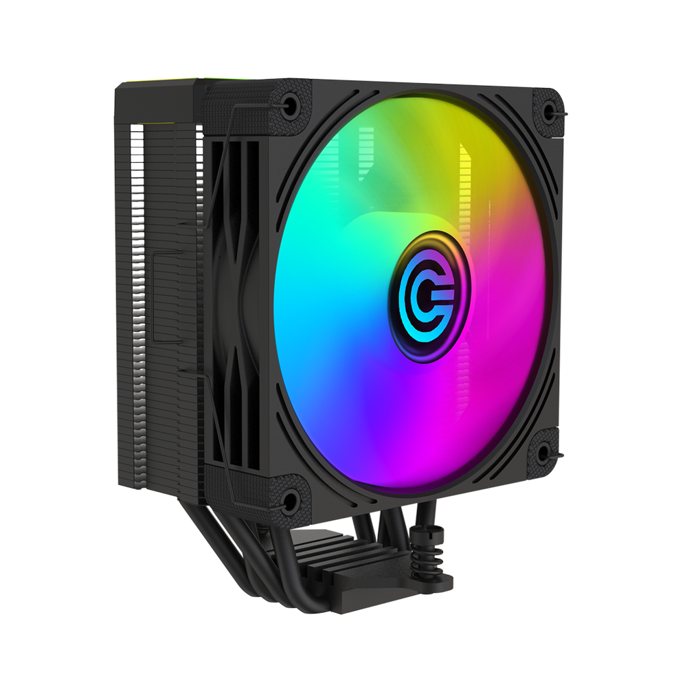 4P ARGB Black Gaming CPU Cooler