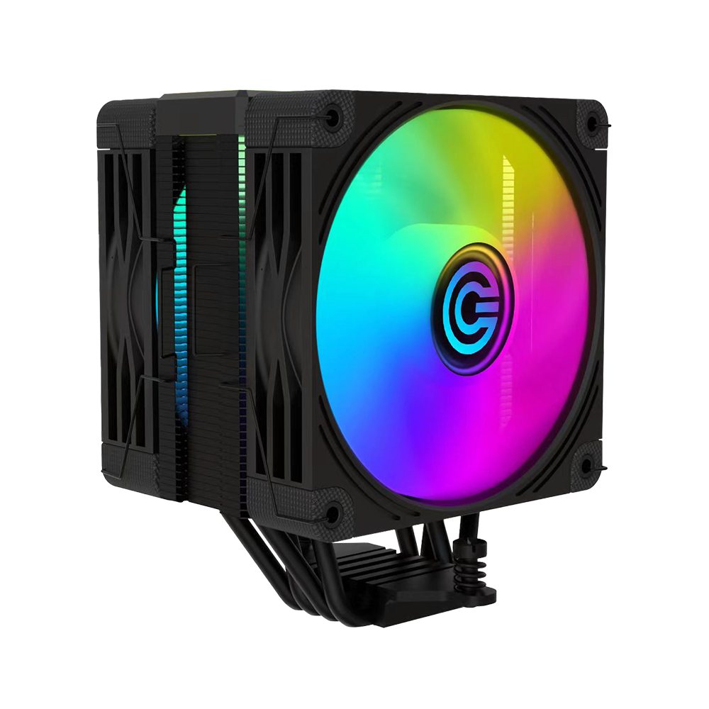 4P DUO ARGB Black Gaming CPU Cooler