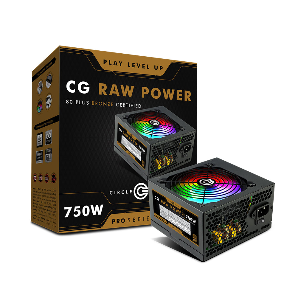 750W 80 Plus Bronze Power Supply - Black