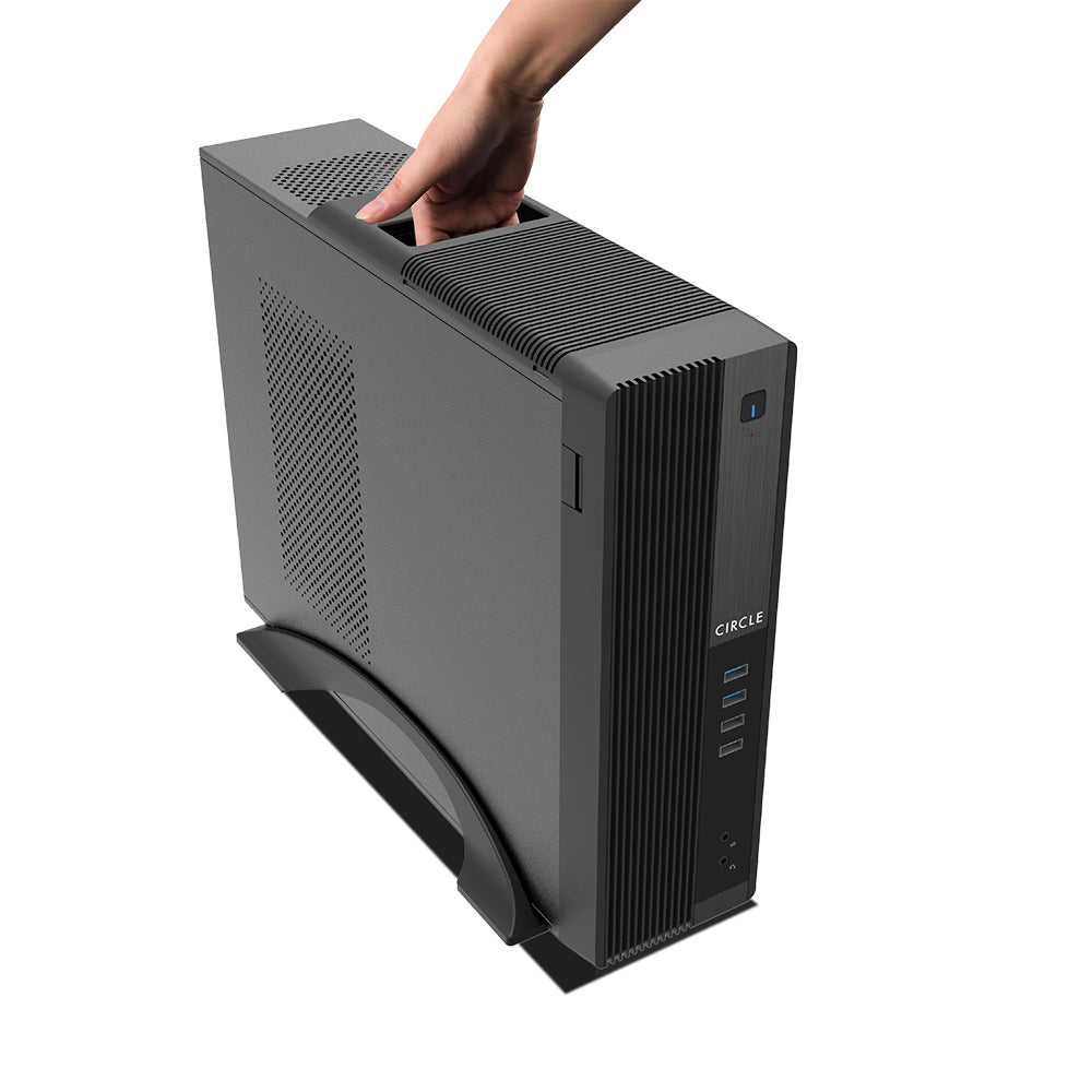 STICK M1 3.0 CPU Cabinet - Black | Compact Micro-ATX Case with Power Supply