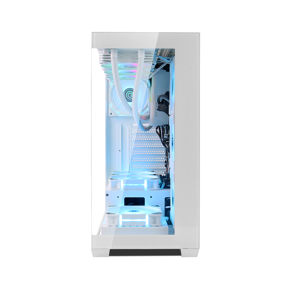 Defender ZX1 Mid- Tower Computer Case Gaming Cabinet - White