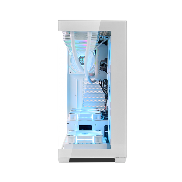 Defender ZX1 Mid-Tower Gaming Cabinet - White | Stylish & Efficient PC Case