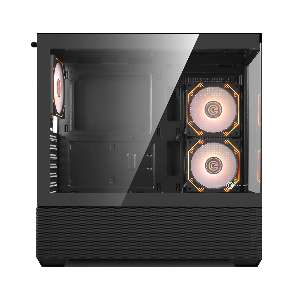 Defender ZX3 Mid-Tower Computer Case Gaming Cabinet - Black