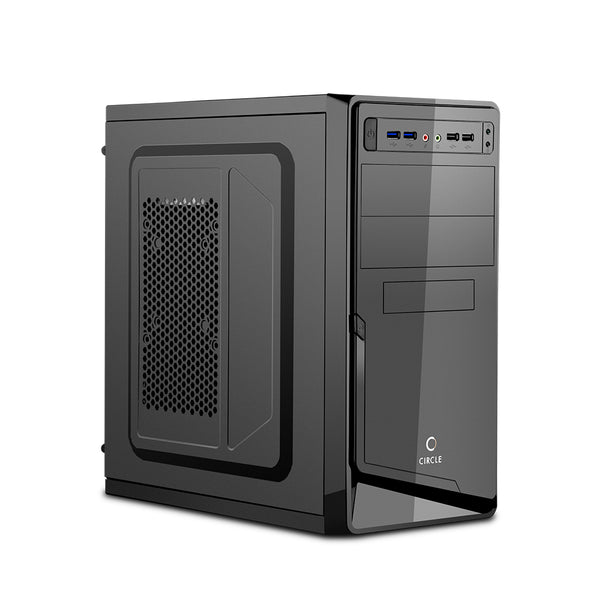 Elan 3.0 CPU Cabinet - Black | Compact & Modern PC Case