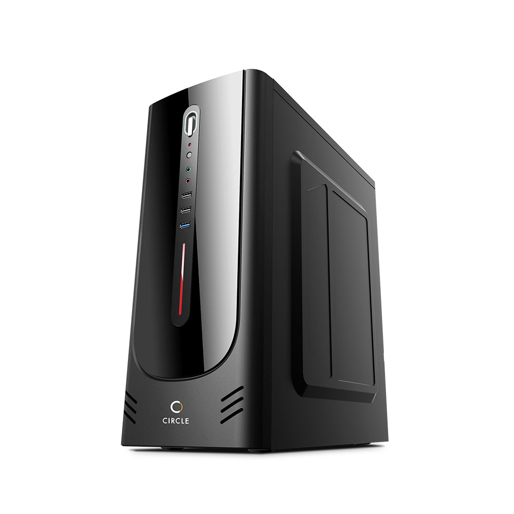 ROYALE USB 3.0 CPU Cabinet - Black | Modern Design with Enhanced Connectivity