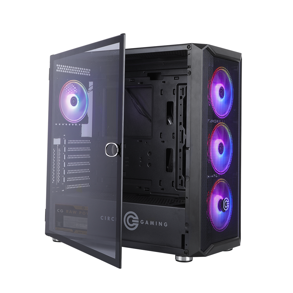 Stealth B1 ARGB Mid-Tower Computer Case Gaming Cabinet - Sleek Design with Enhanced Cooling