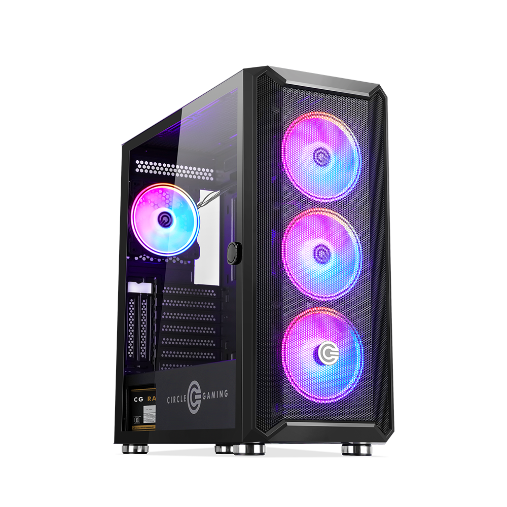 Stealth B1 ARGB Mid-Tower Computer Case Gaming Cabinet - Sleek Design with Enhanced Cooling